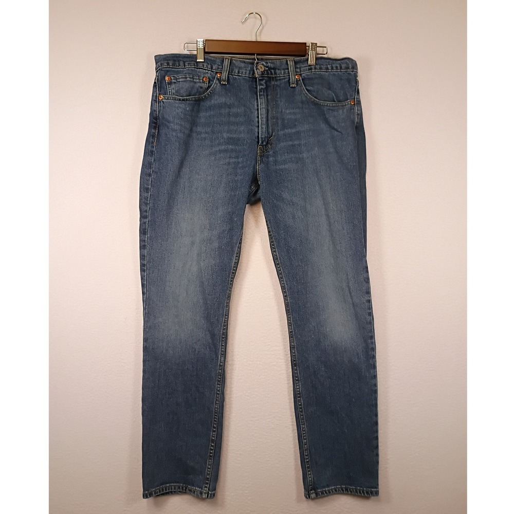 Classic Americana Levi's 511 Mens 36x30 Blue Slim Fit Stretch Denim Jeans 04511